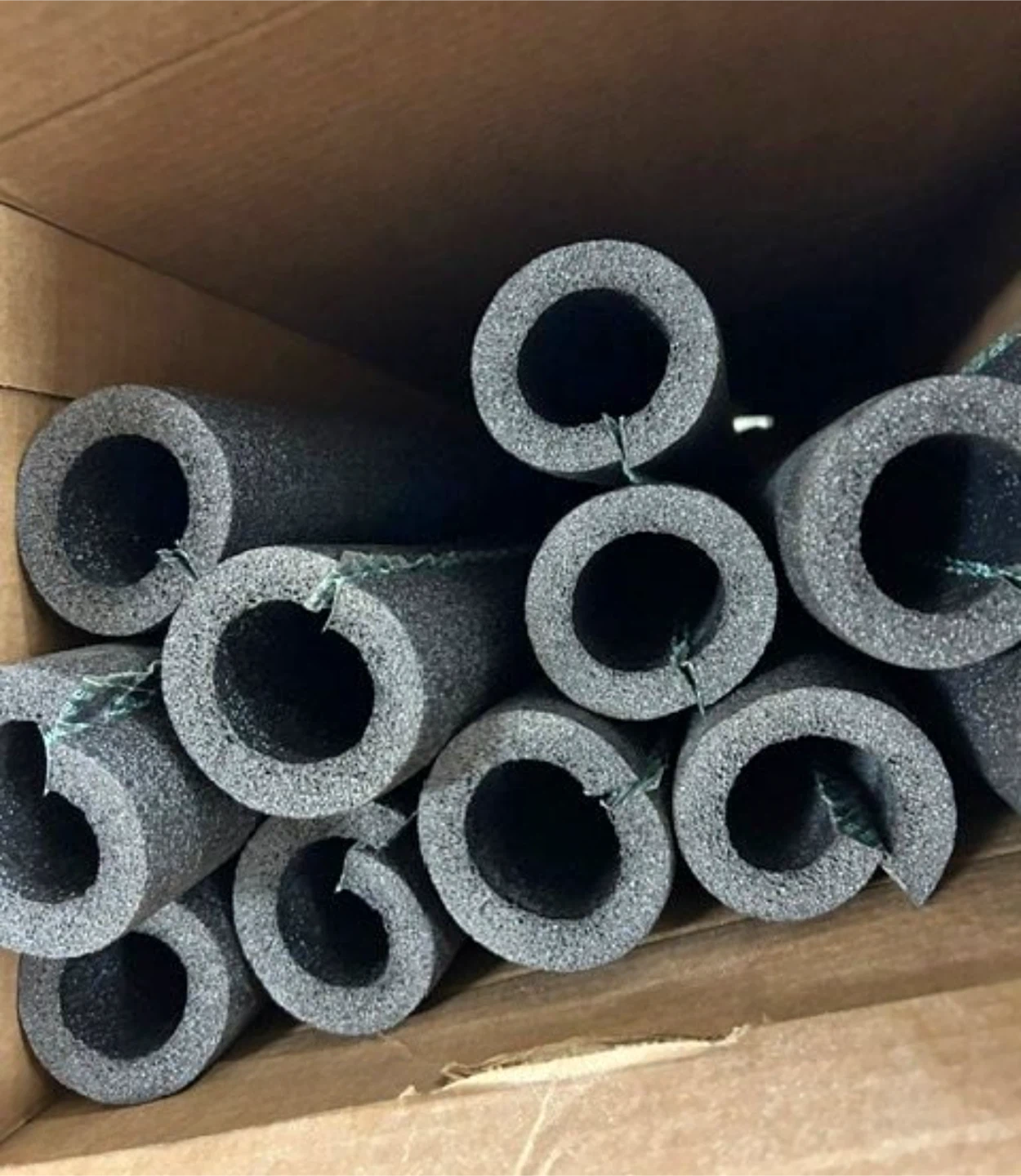 Black Foam Pipe Insulation Tubes 9 total