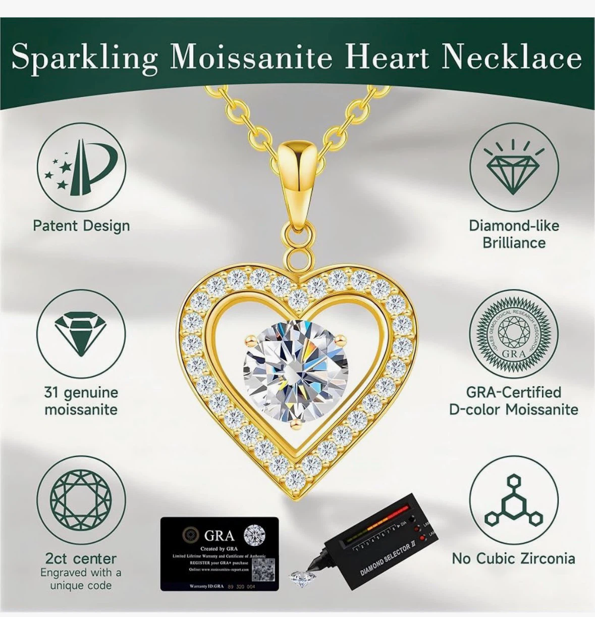 Lulupanda 18K Gold Heart Pendant Necklace - photo 4