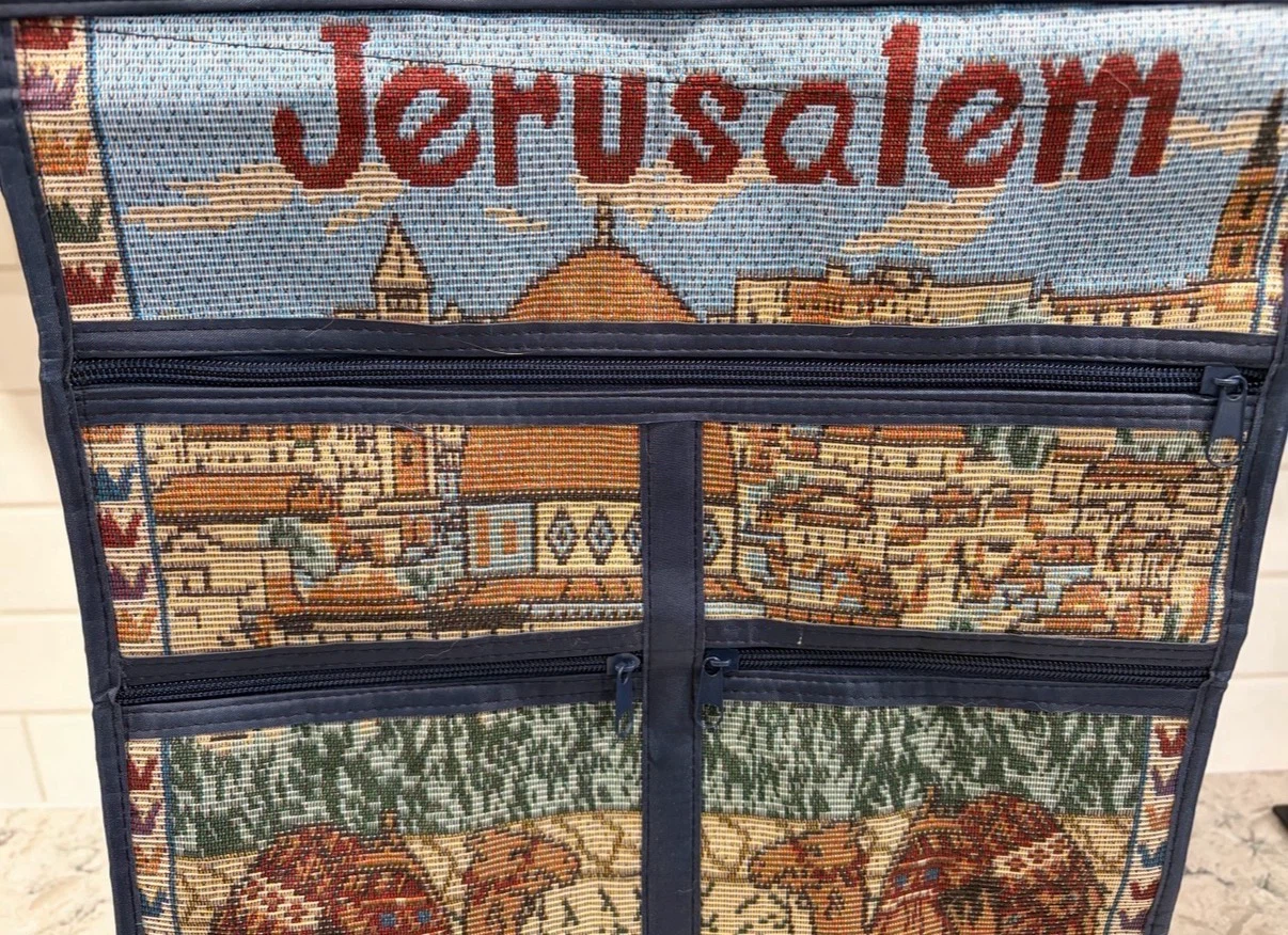 Jerusalem Tapestry Expandable Zip Souvenir Travel Tote/Purse - photo 3