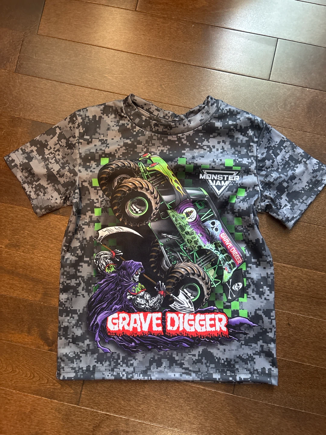 Monster Jam Grave Digger T-Shirt Size 4T
