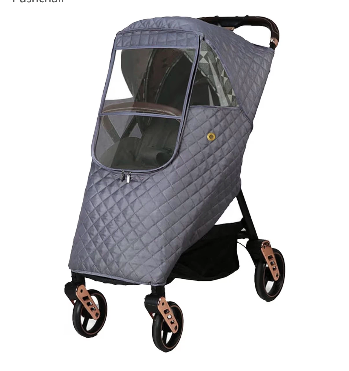 Stroller with Universal Winter Rain Cover and baby bunting bag - photo 4