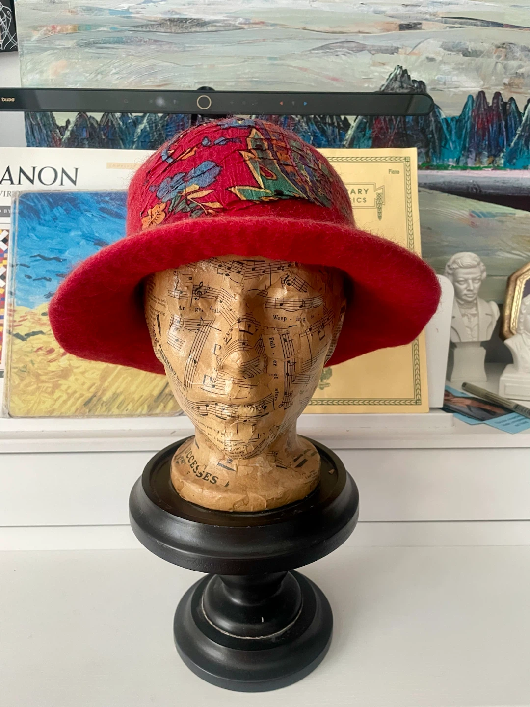 Handmade Nepalese Wool Felt Hat by Hamro