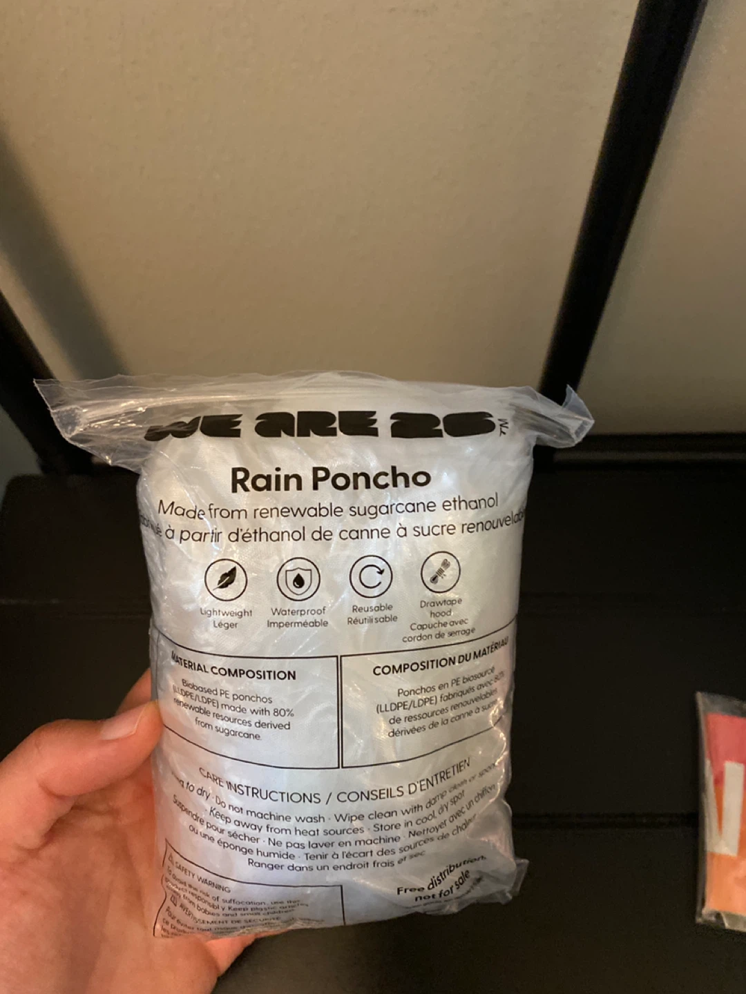 FIFA World Cup Rain Poncho WE ARE 2026.