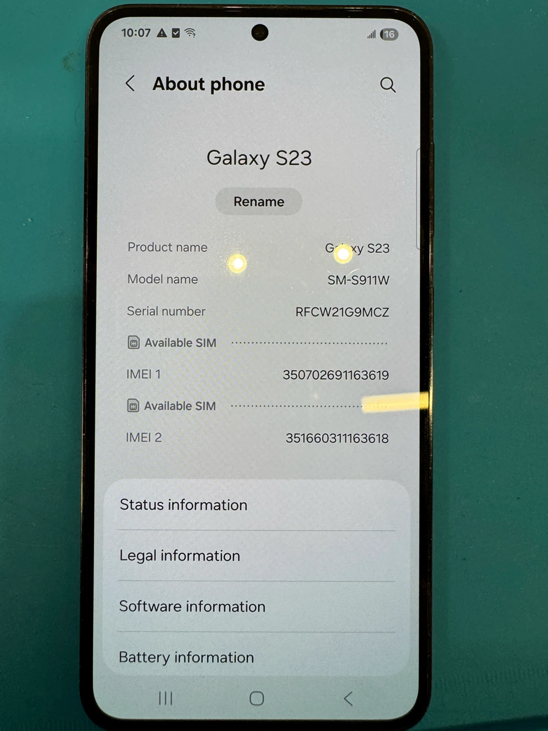 Samsung Galaxy S23 Smartphone