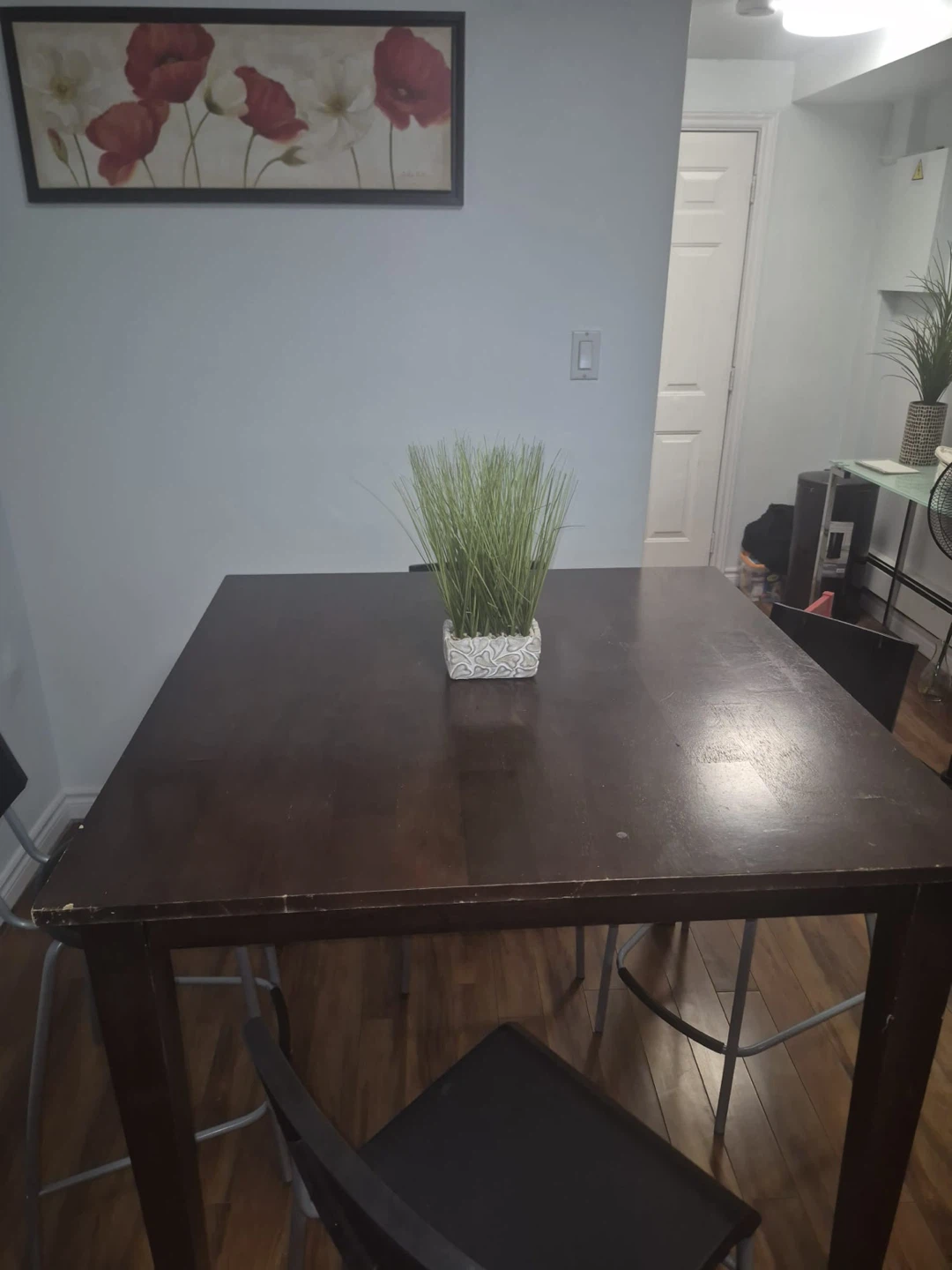 MOVING SALE ‼️ Dark Wood Table and Chairs - photo 2