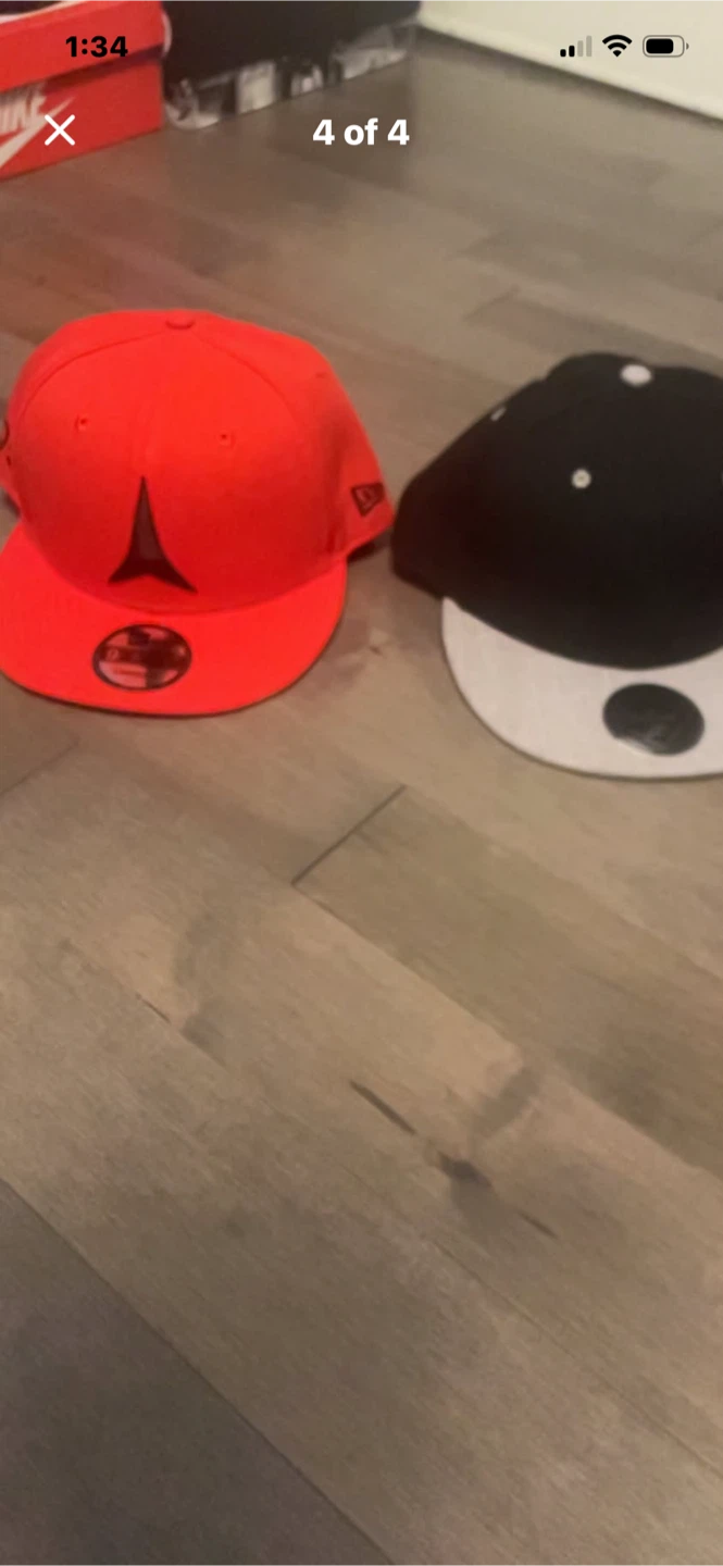 New Era 9FIFTY Snapback Hats (Red & Black) - photo 2