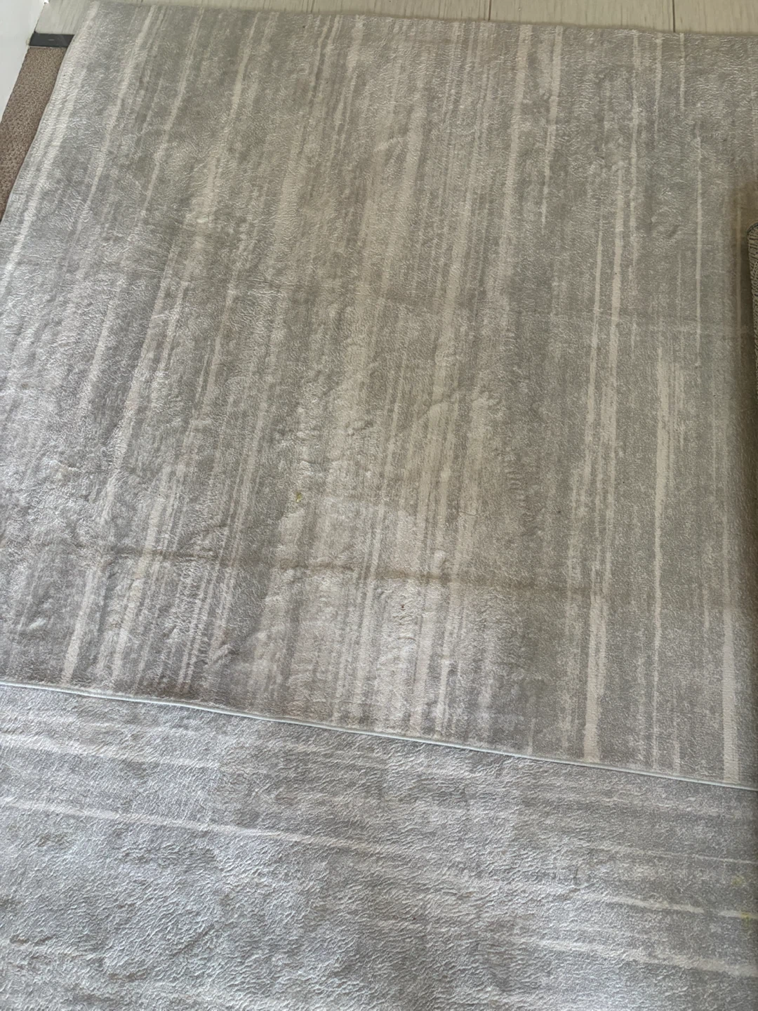 Washable Area Rug - Gray 5x7 Modern Carpet - photo 2