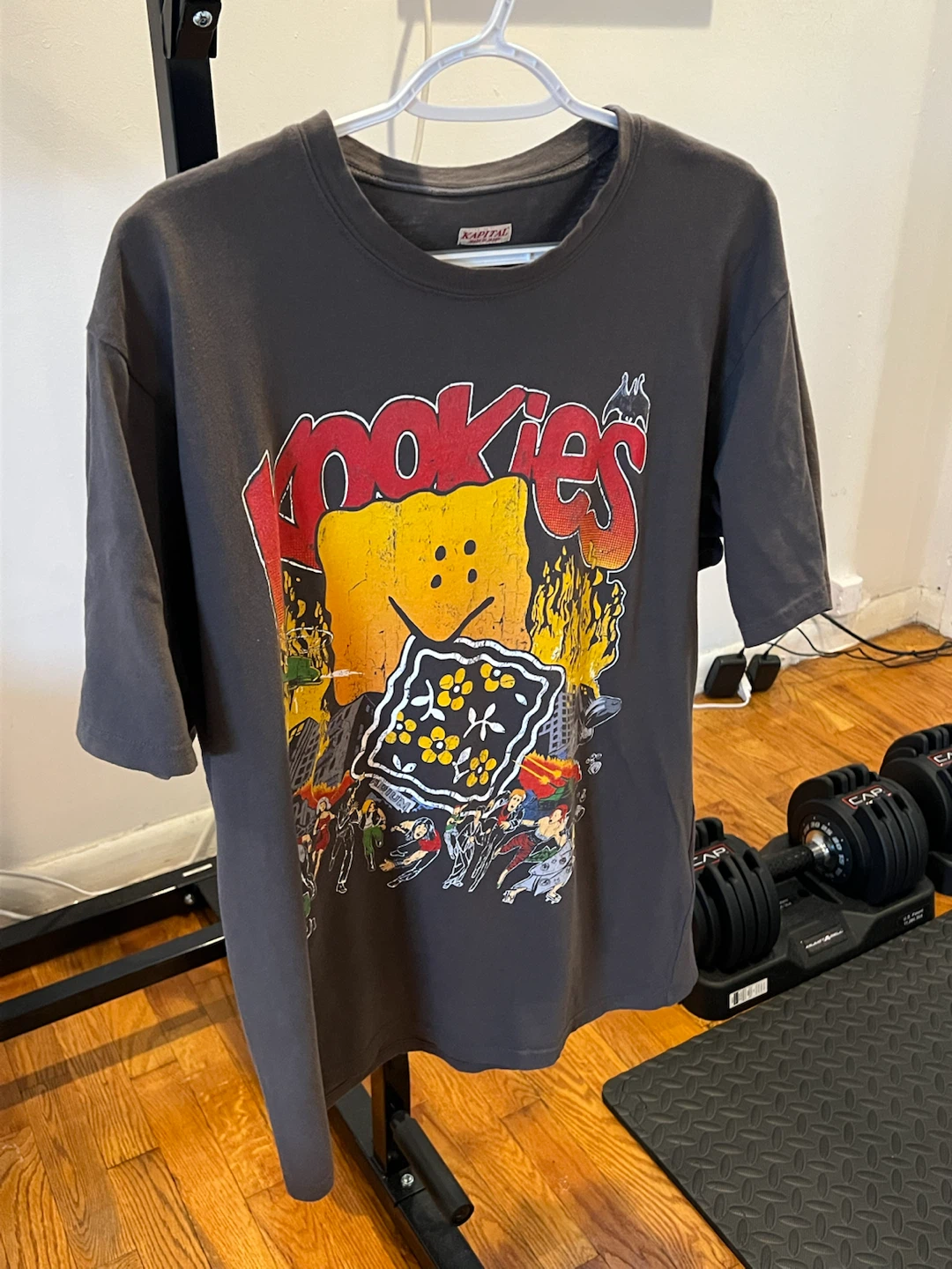 KAPITAL Buster Peckish Bowy Kookies T-Shirt - photo 2