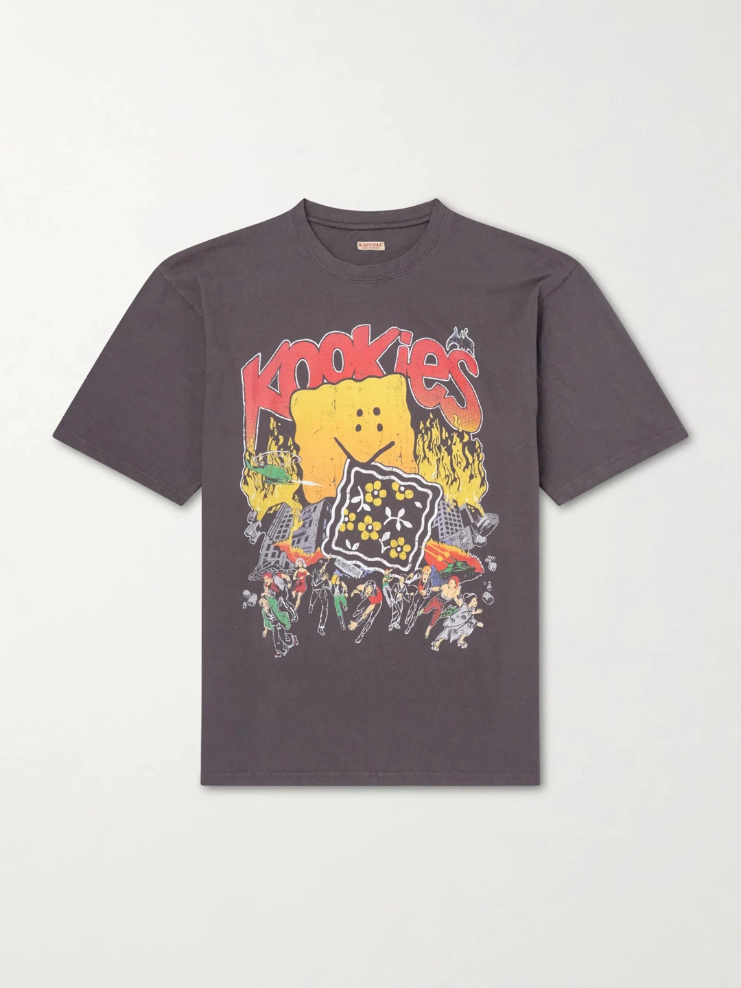 KAPITAL Buster Peckish Bowy Kookies T-Shirt - photo 5