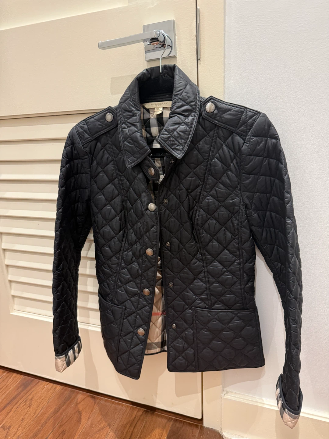 Burberry Brit Quilted Jacket XS Black