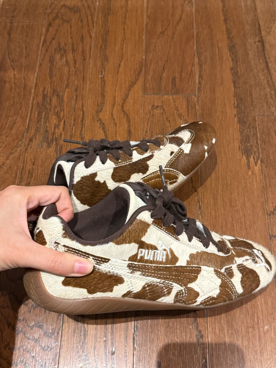 Puma Cow Print Furry Sneakers - photo 2