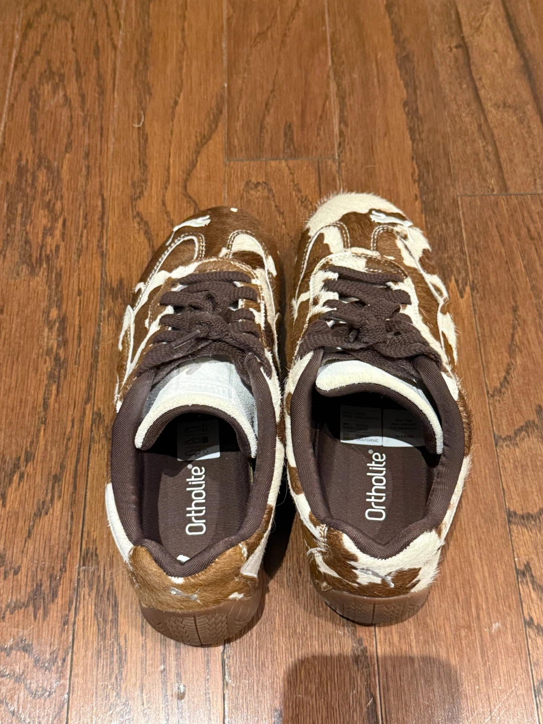 Puma Cow Print Furry Sneakers - photo 4