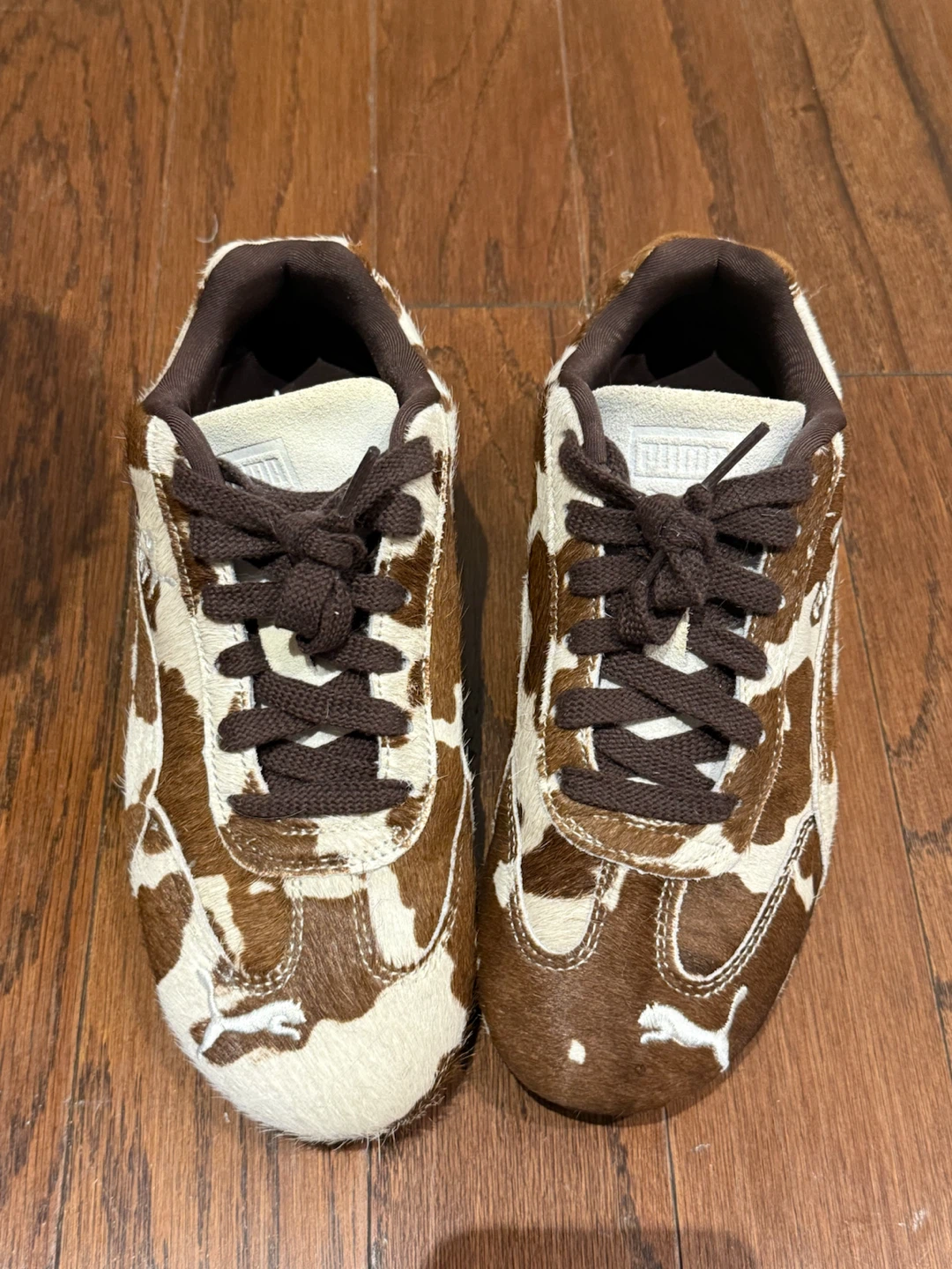 Puma Cow Print Furry Sneakers - photo 5