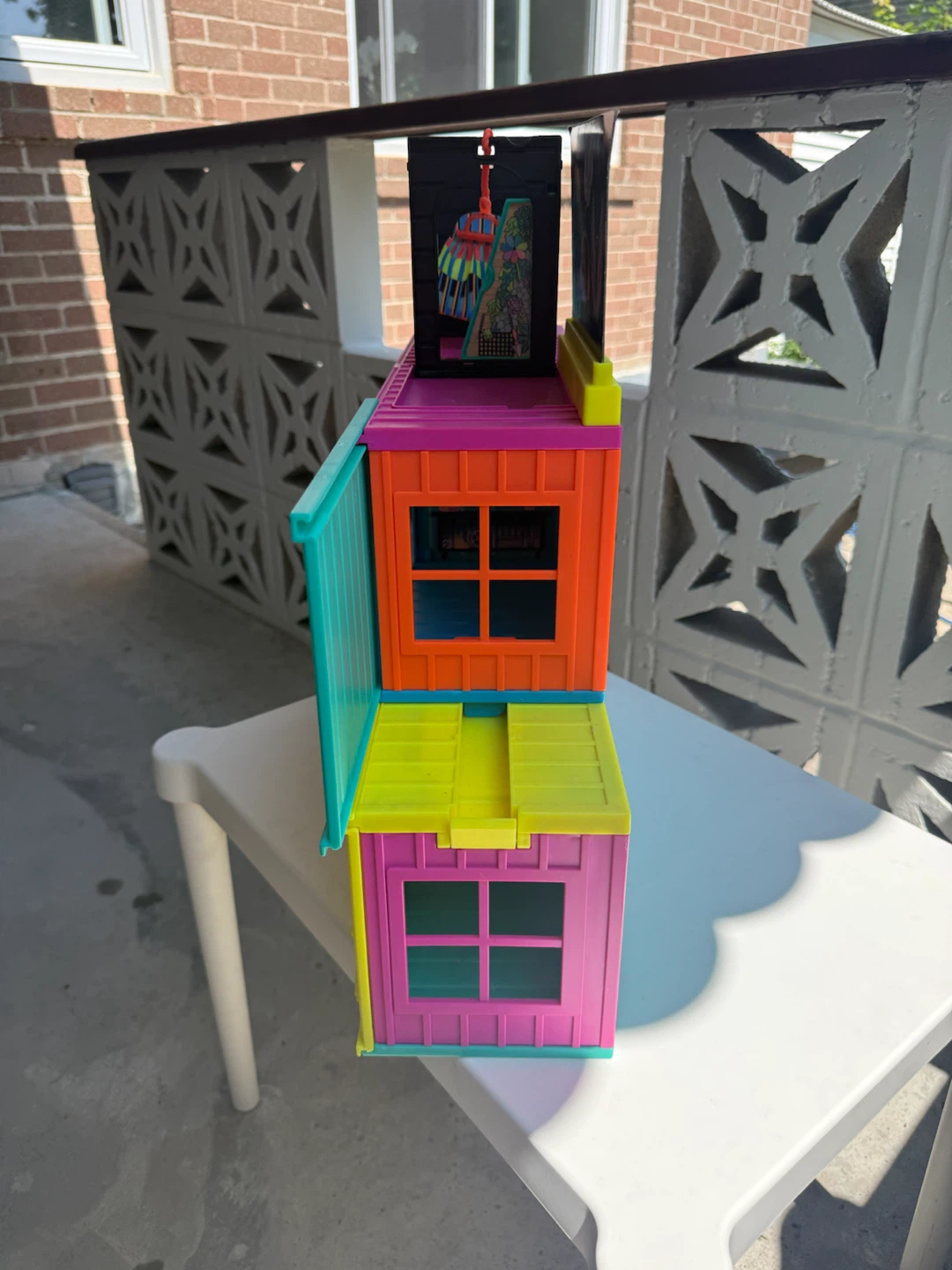 Multi-Level Toy Dollhouse with Accessories - photo 3