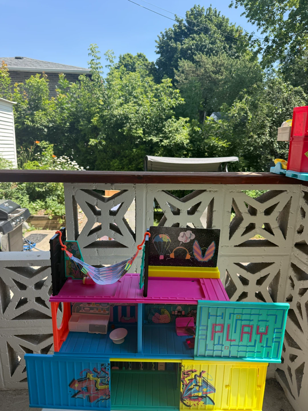 Multi-Level Toy Dollhouse with Accessories - photo 4