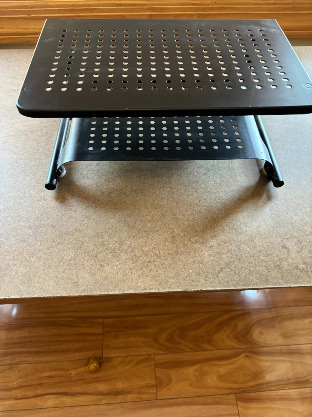 Black Metal Vented Laptop or Monitor Stand - photo 3