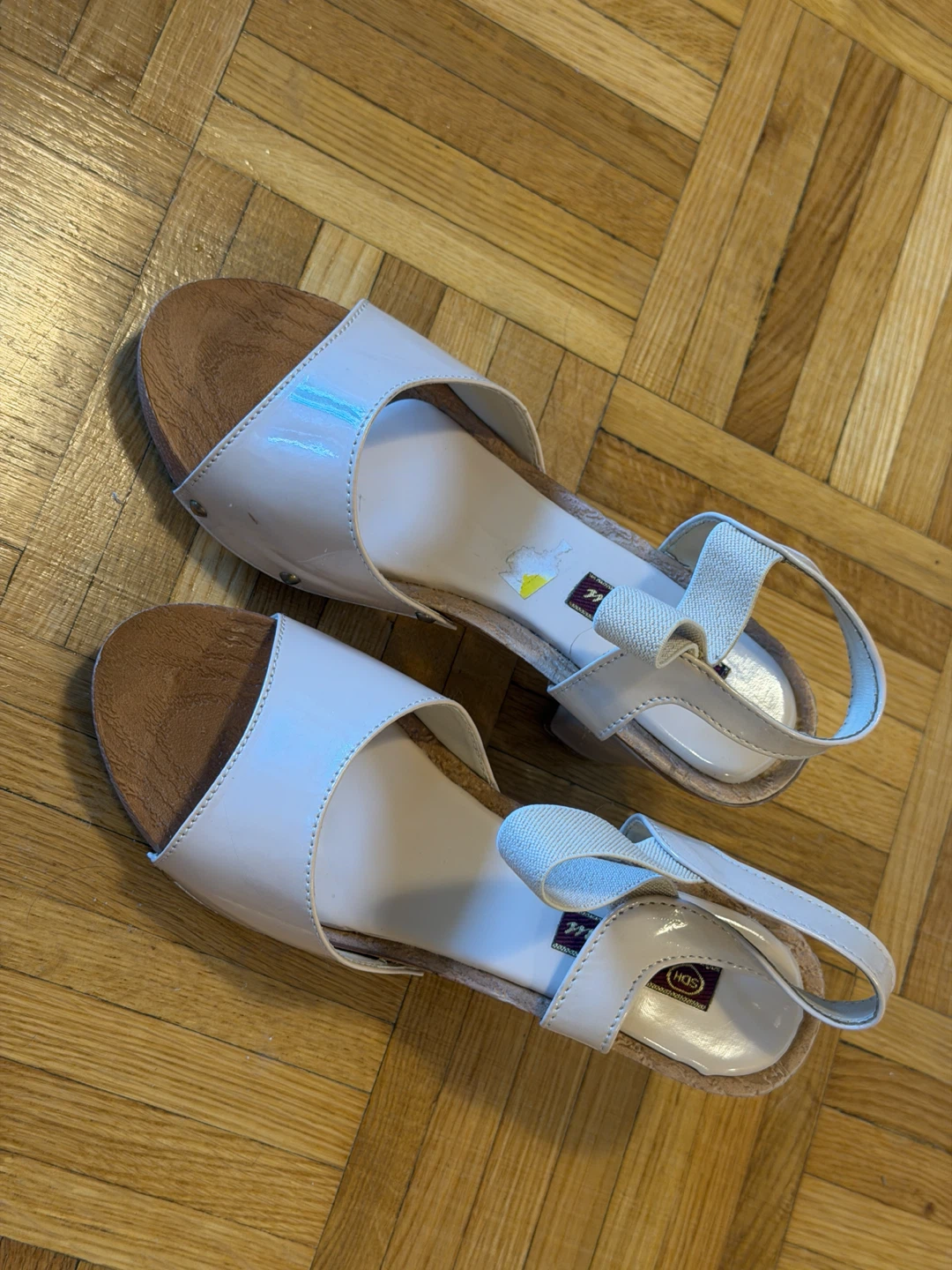Beige Platform Heel Sandals - photo 3