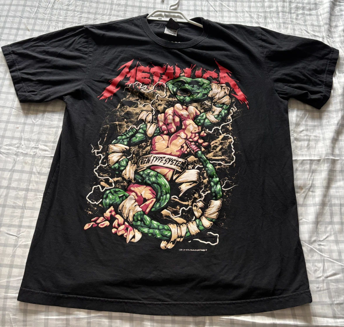 ✨✨Metallica "New Type System" Graphic T-Shirt