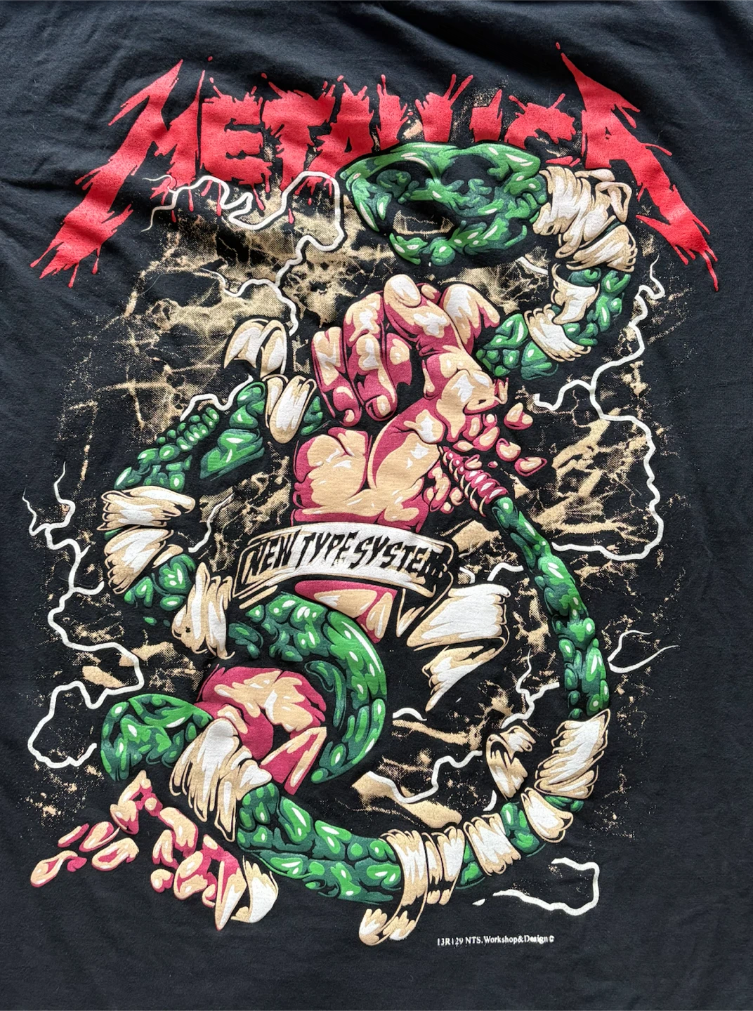 ✨✨Metallica "New Type System" Graphic T-Shirt - photo 2