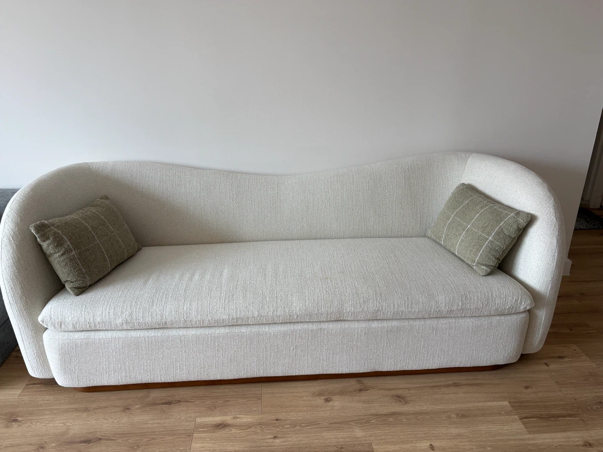 Moving out sale!   West elm Sofa with 2 Throw Pillows