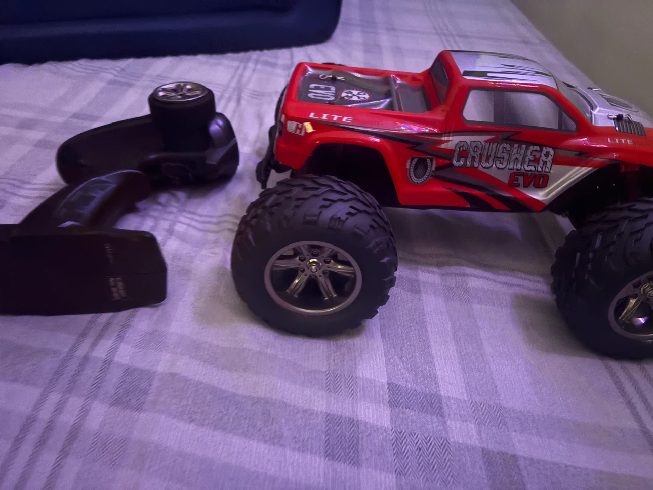 Red RC Crusher EVO Monster Truck