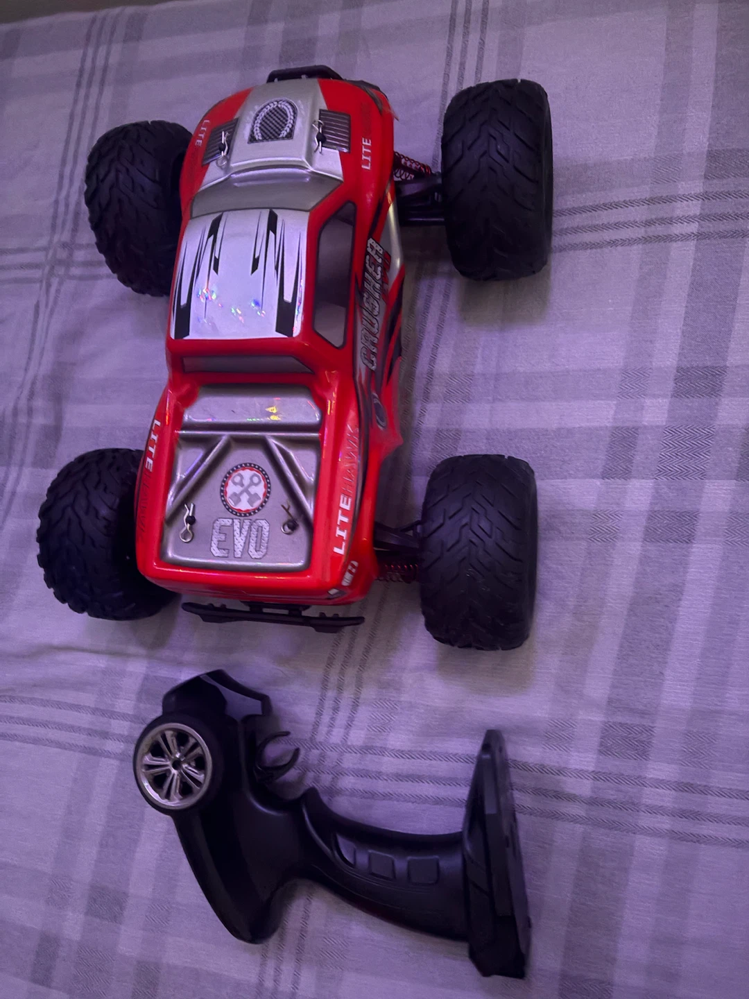 Red RC Crusher EVO Monster Truck - photo 2