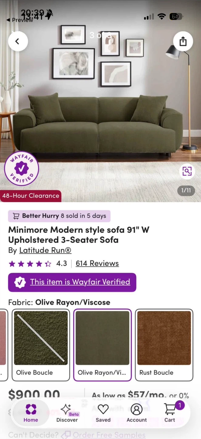 Couch / Sofa - photo 3