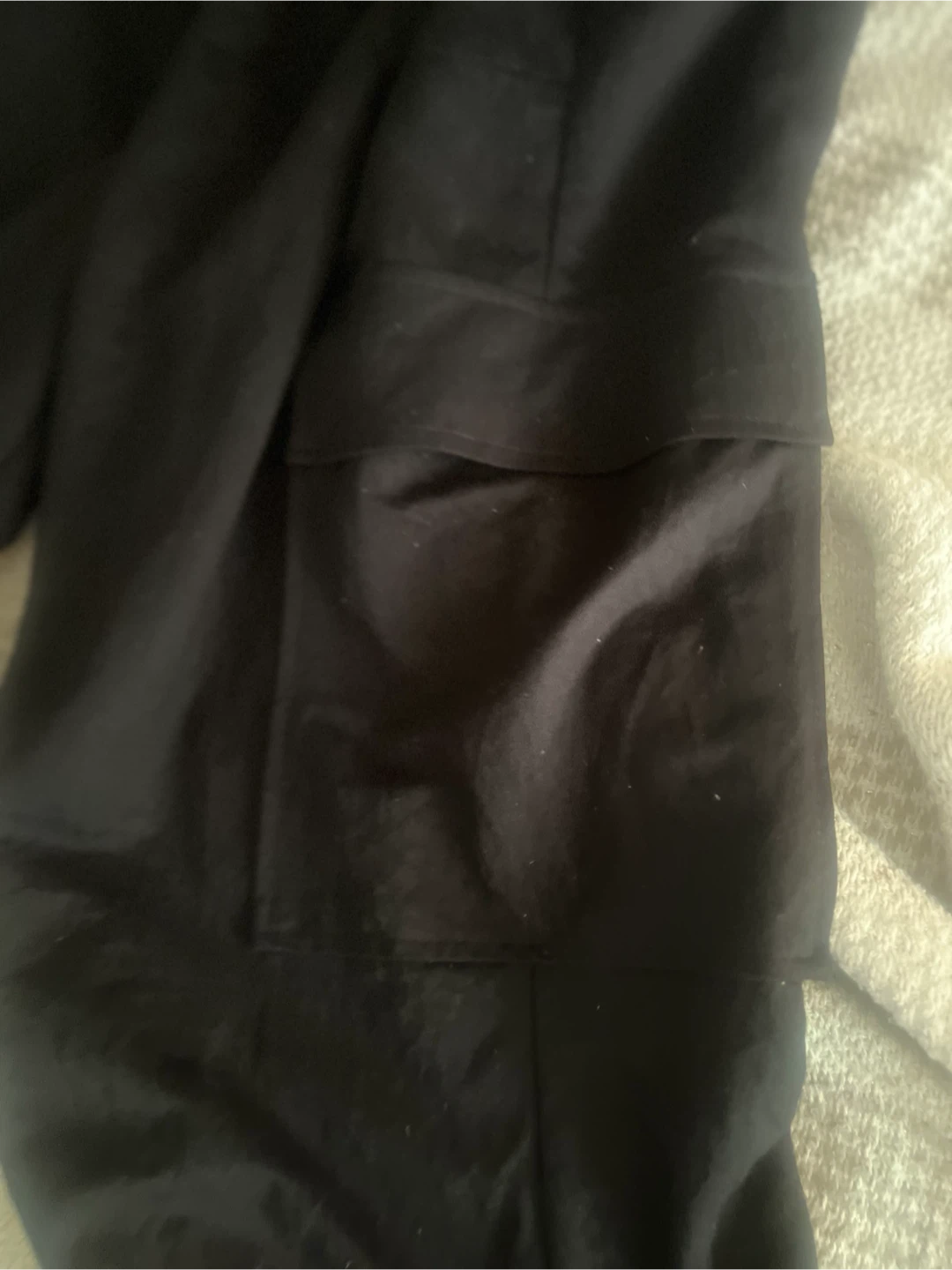 New Reitmans linen Black Cargo Pants XXL - photo 2