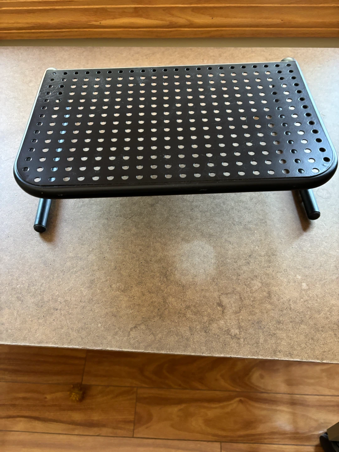 Black Metal Monitor Riser Stand