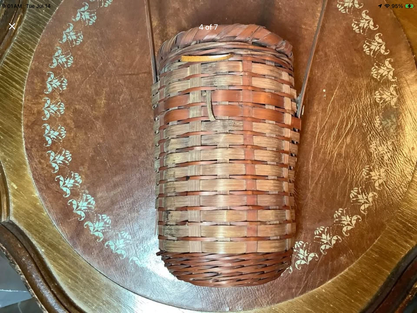 Ant/Vt Unique Japanese Hanakago Basket 🐞 - photo 3