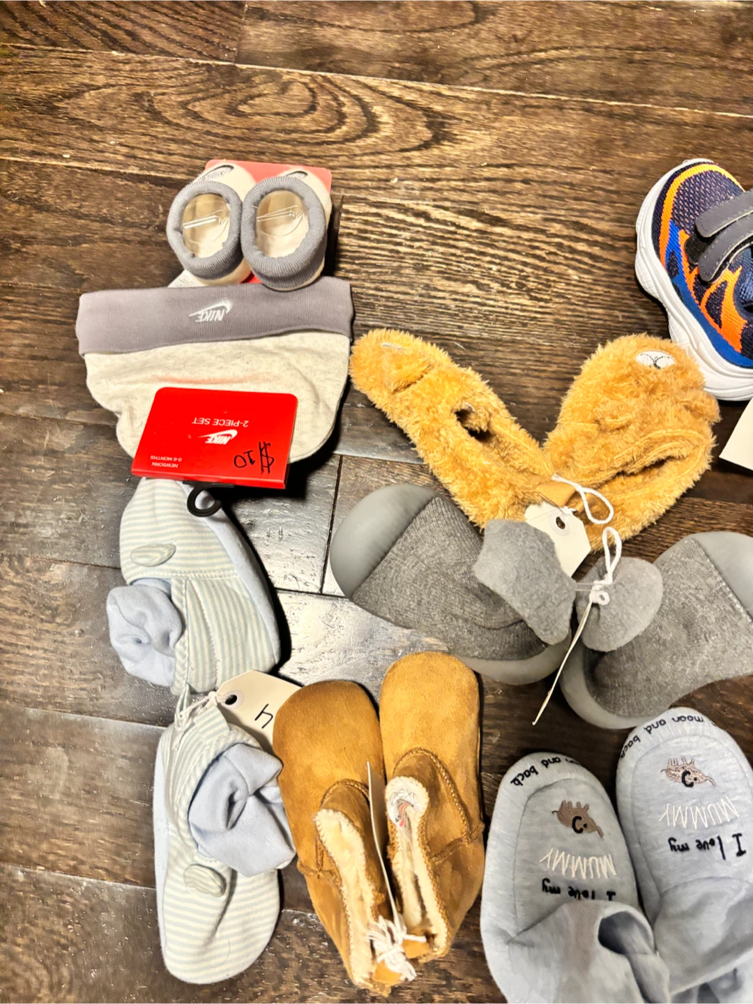 Baby Footwear Bundle - Nike, Mittens, Slippers & Shoes - photo 2