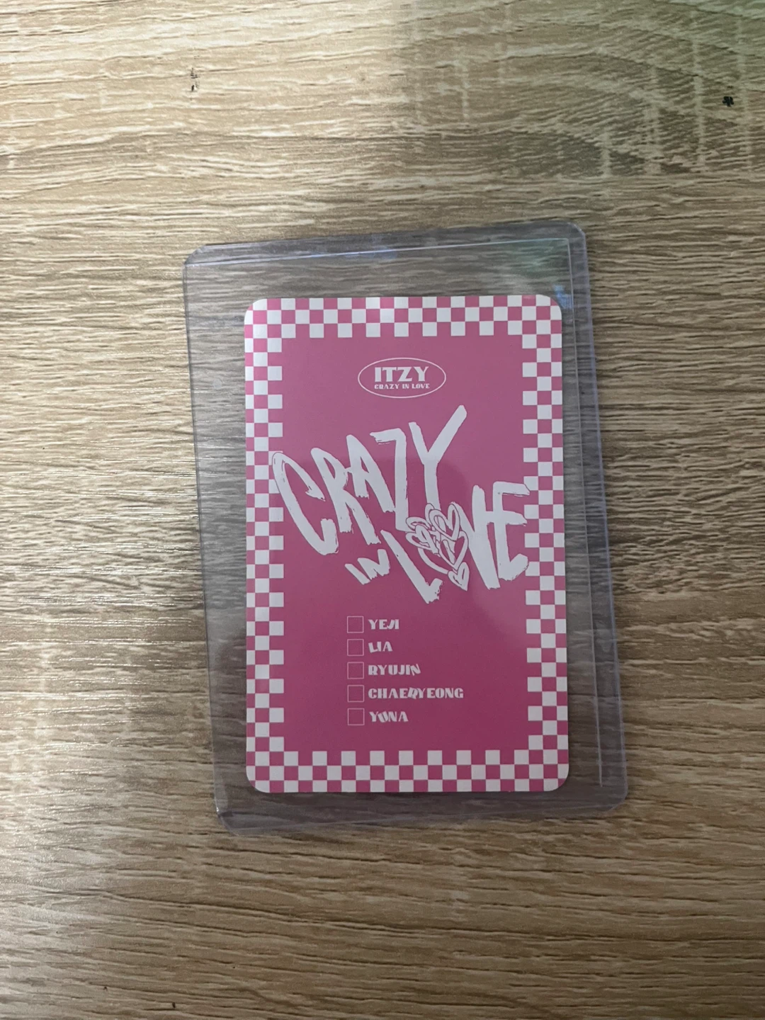 ITZY Crazy In Love Yeji Photocard - photo 2
