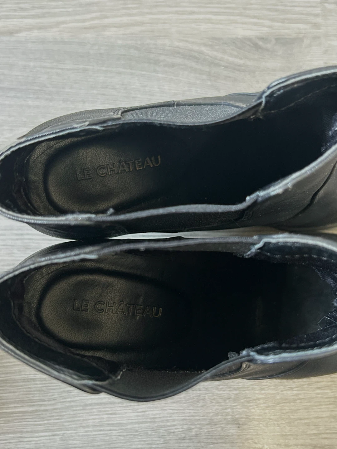 Le Château Black Block Heel Ankle Boots - photo 3