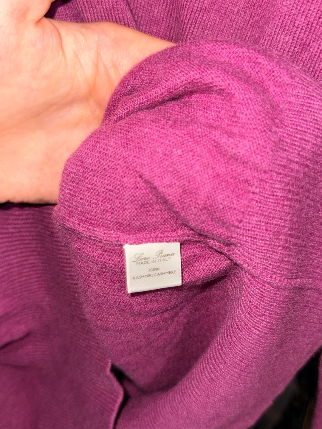 Loro Piana V-Neck Sweater -  - Size 48 - photo 3