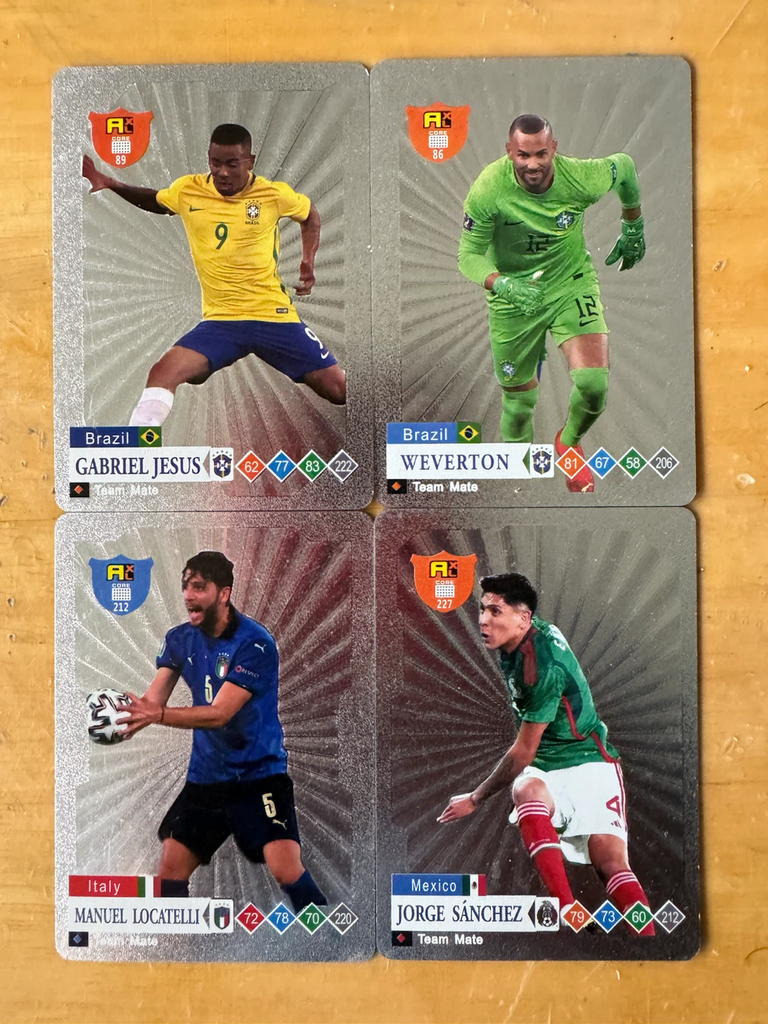 World Football Stars Collectible Silver Cards - photo 2