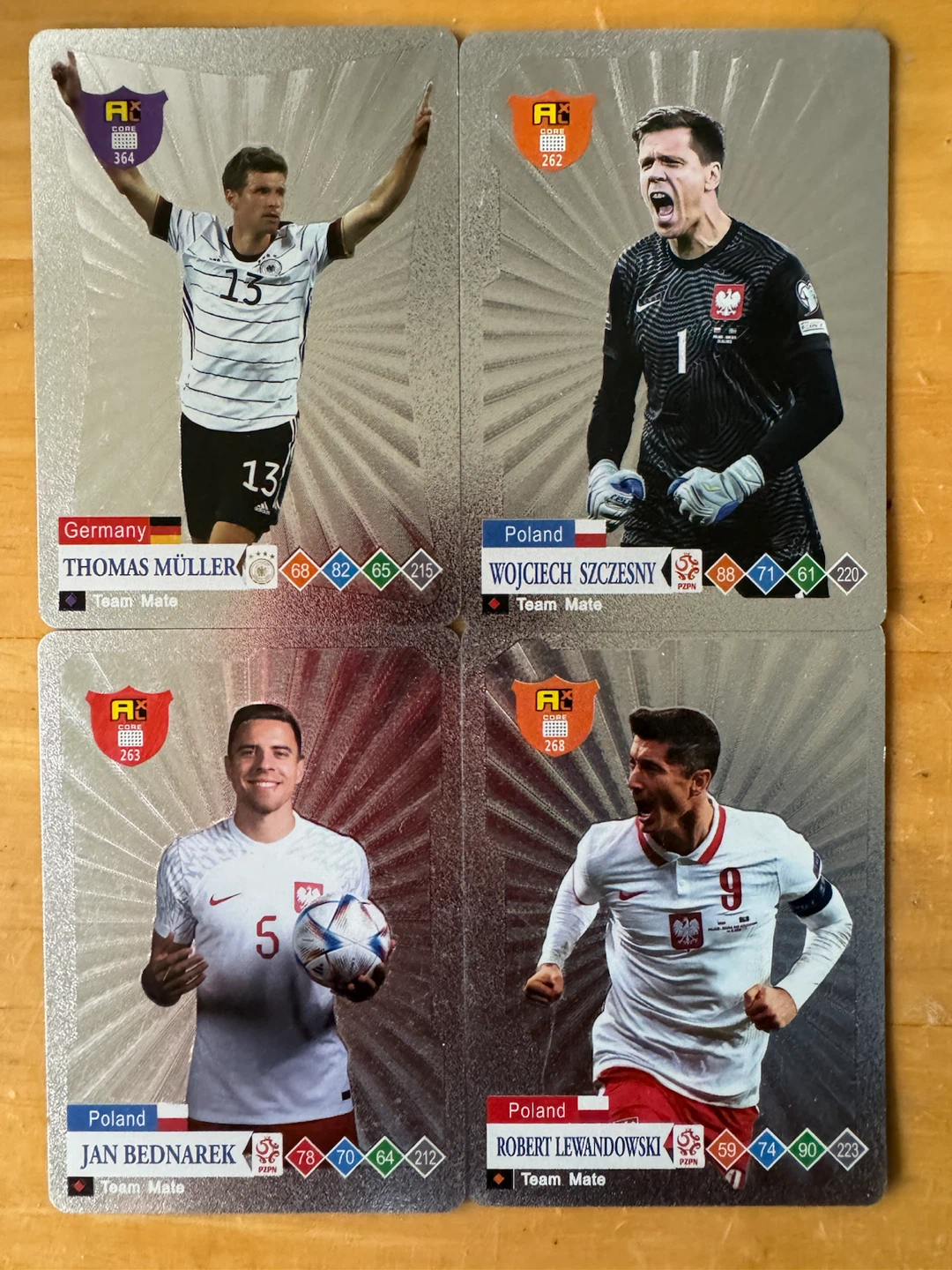 World Football Stars Collectible Silver Cards - photo 3