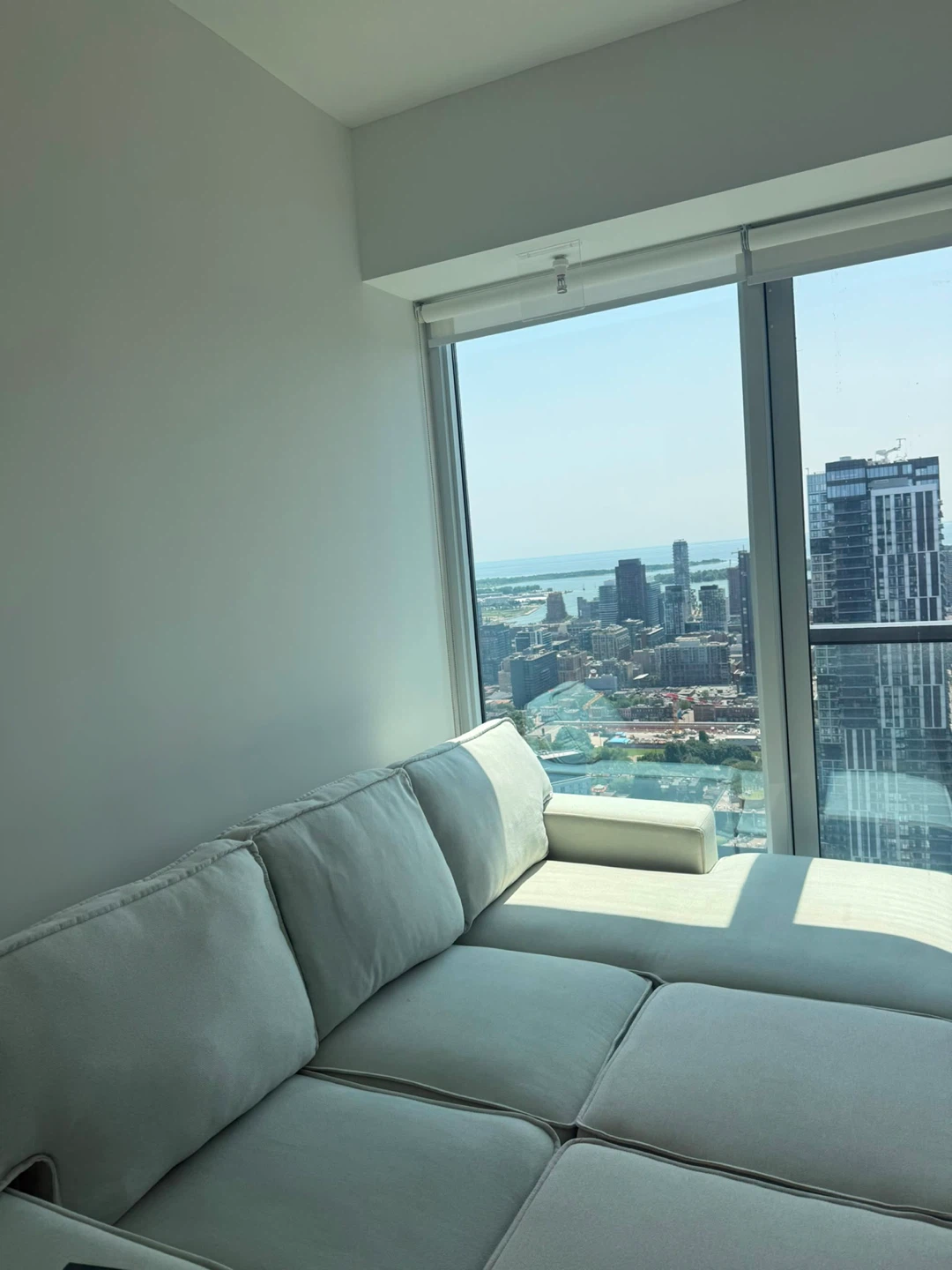 Light Beige Sectional Sofa with Storage - photo 3