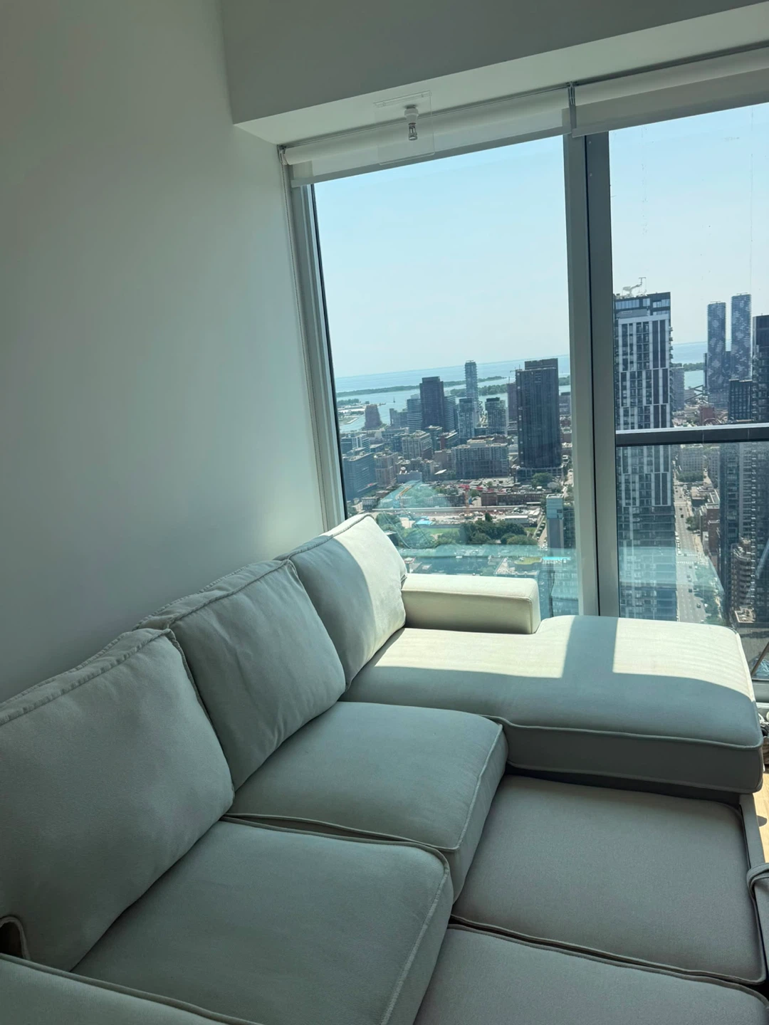 Light Beige Sectional Sofa with Storage - photo 5
