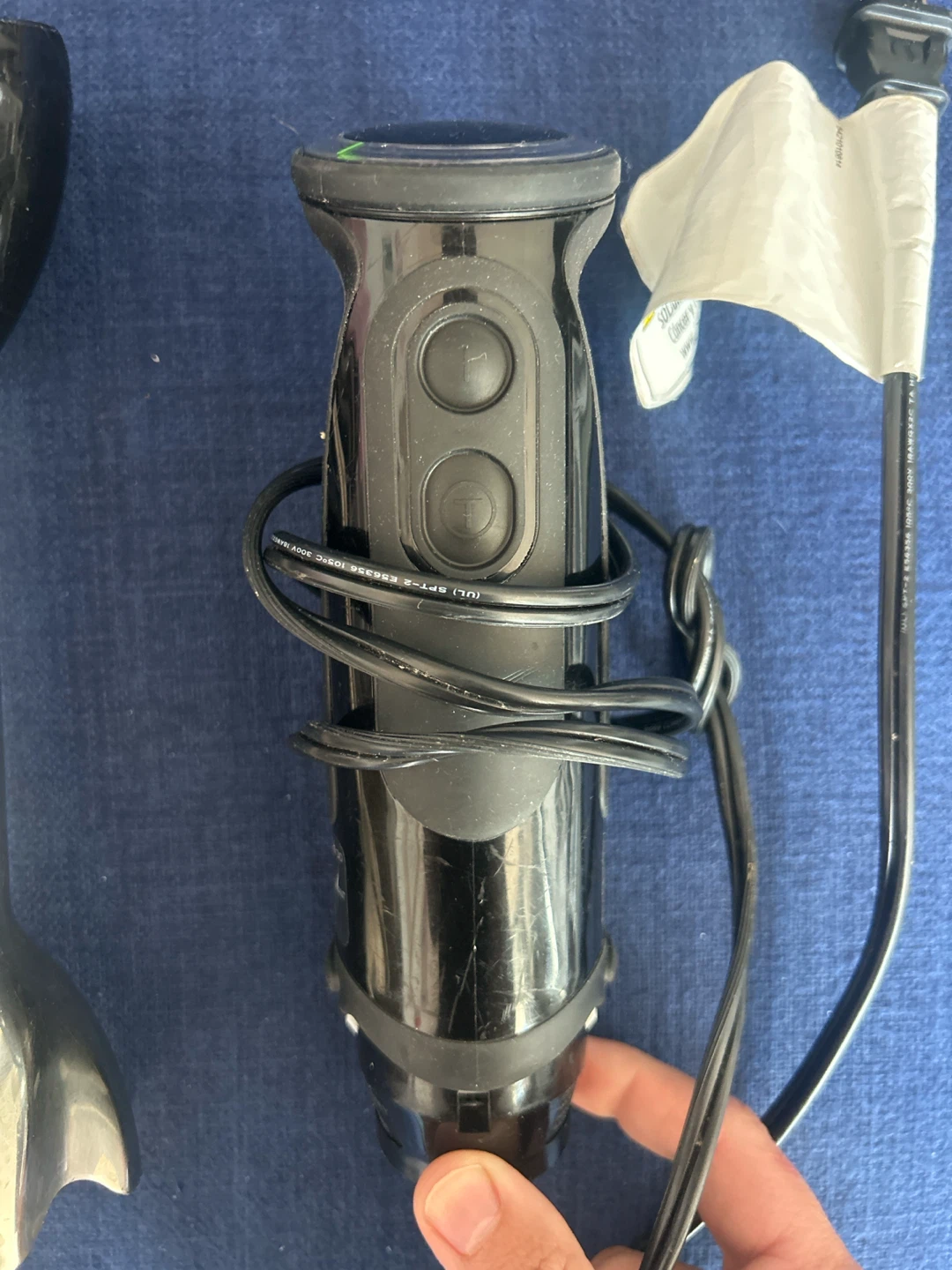 BRAUN Black Immersion Blender with Attachments - photo 2