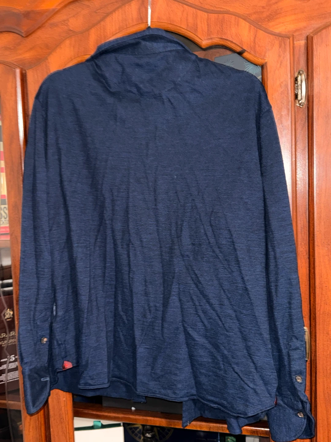Isaia Men's Blue Button-Up Shirt - photo 2