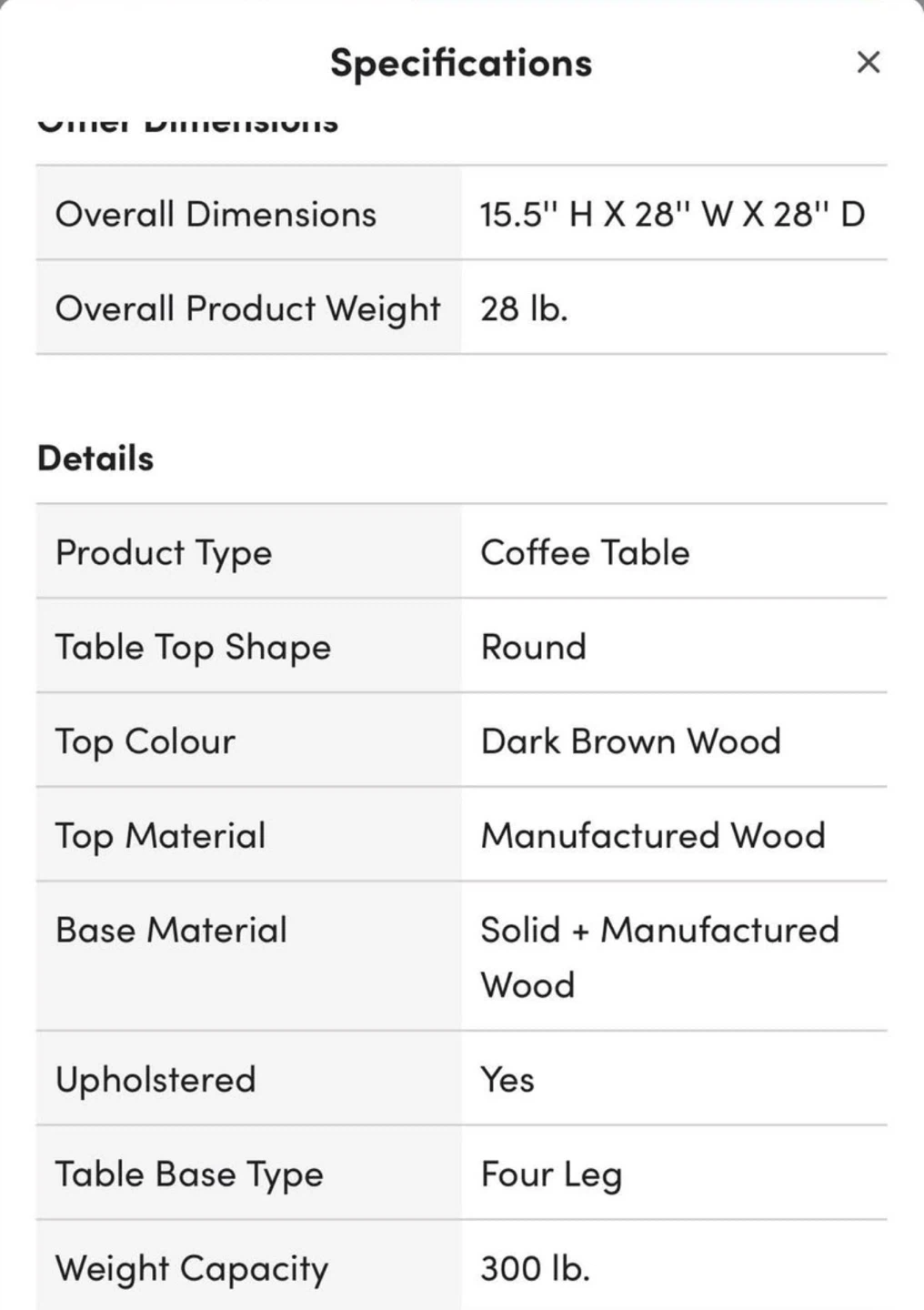 Coffee table - photo 4