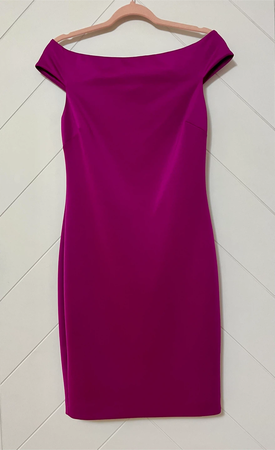 Ted Baker Magenta Off-the-Shoulder Dress - Size 2 - photo 3