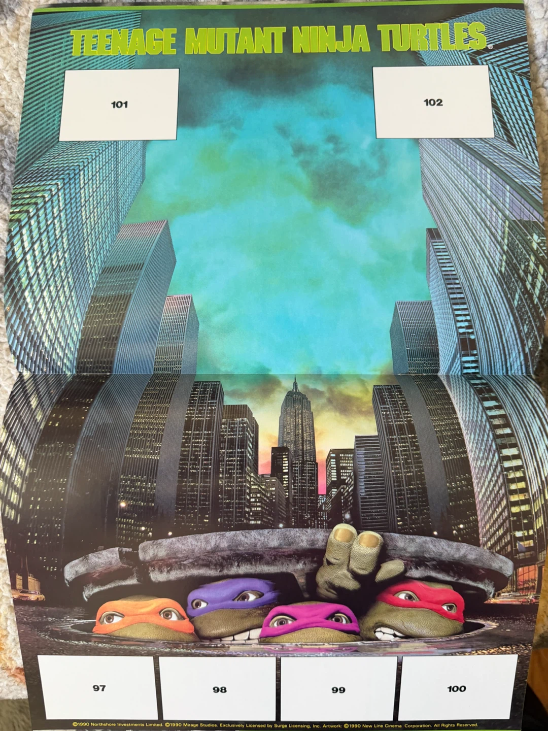 Teenage Mutant Ninja Turtles Official Sticker Album 1990 - photo 4