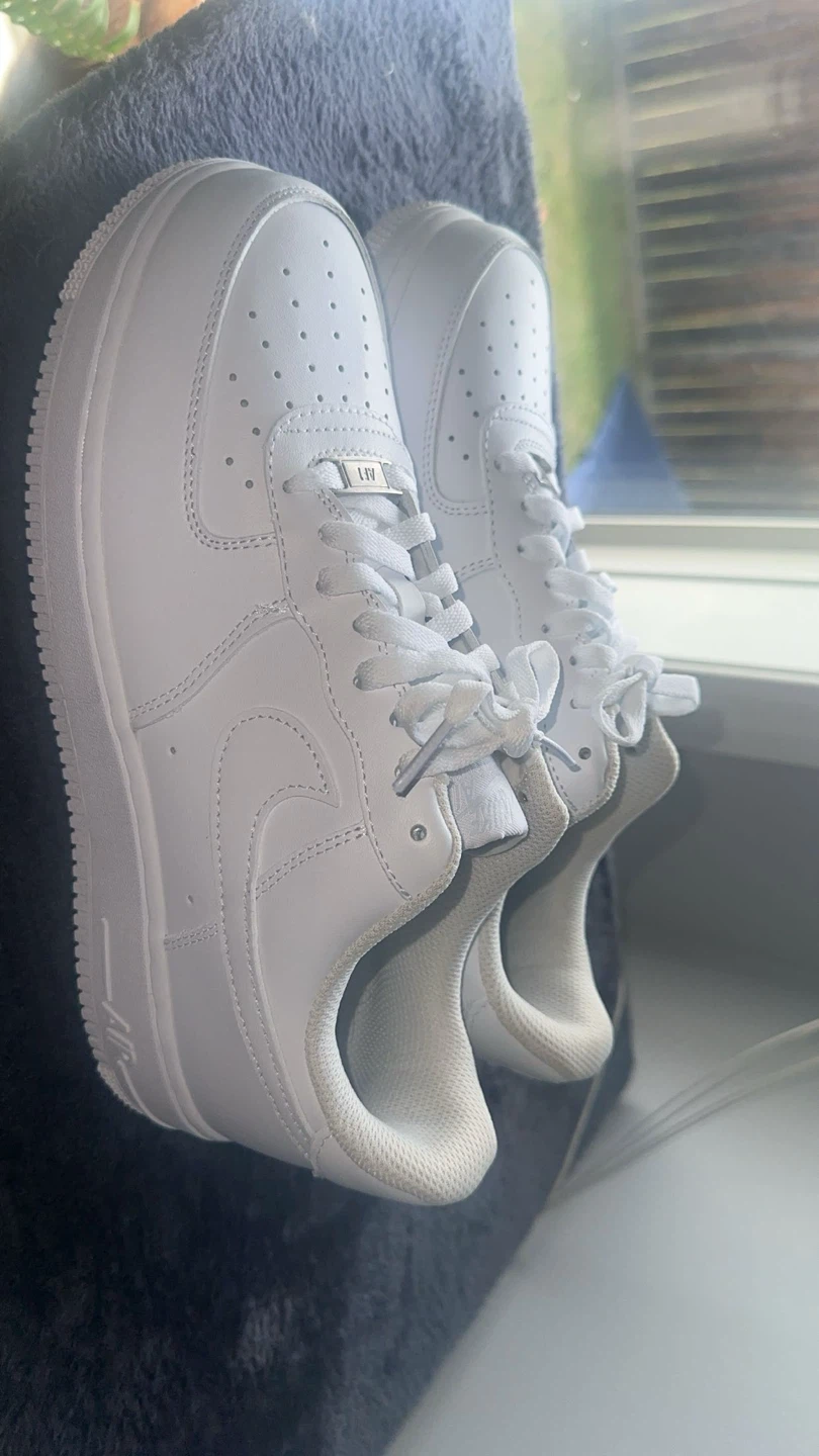 Nike Air Force 1 White Sneakers - photo 2
