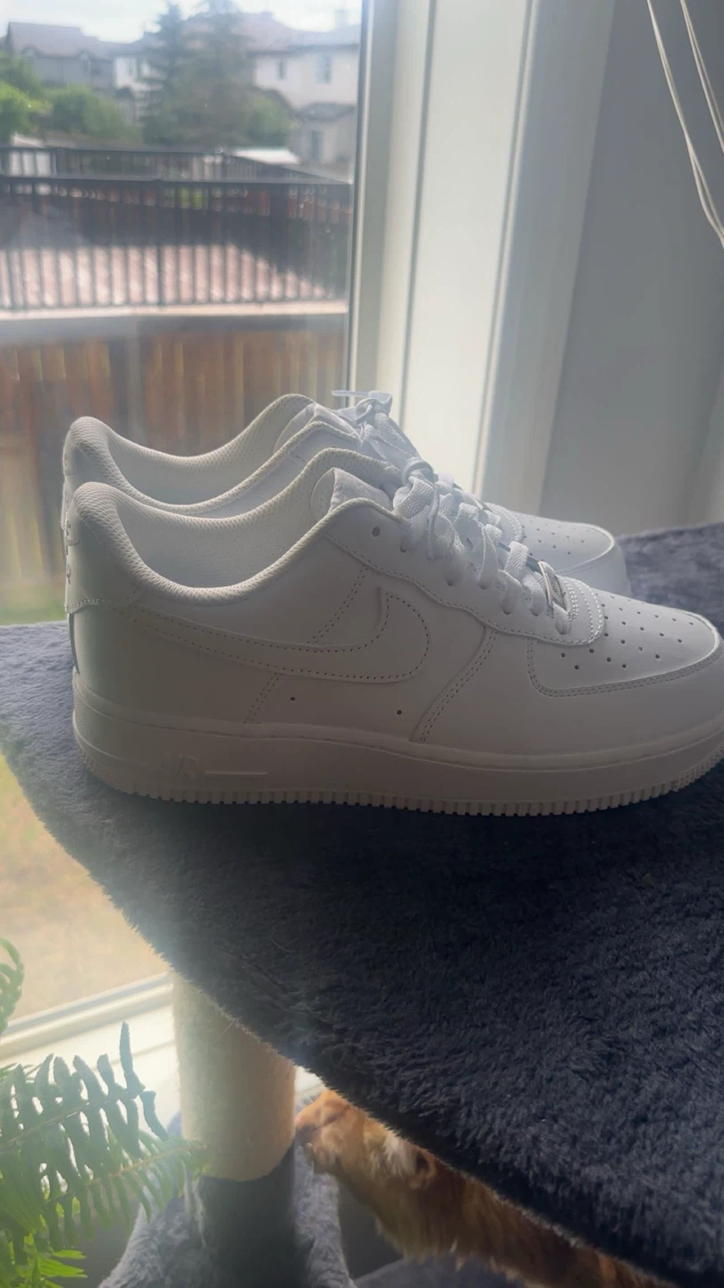 Nike Air Force 1 White Sneakers - photo 4