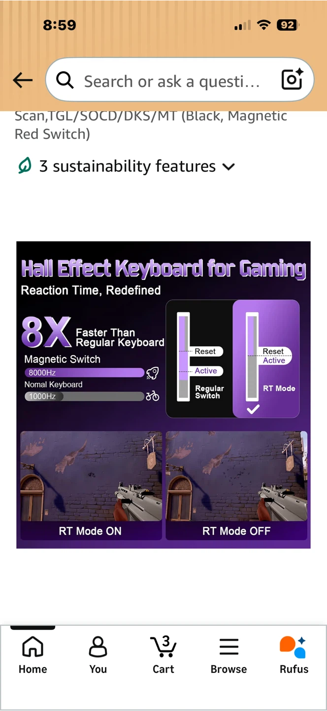 YUNZII RT75 PRO Wireless Gaming Keyboard - photo 5