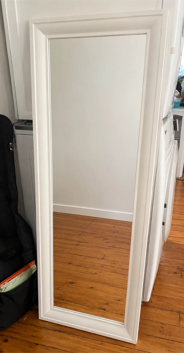 IKEA TOFTBYN Full-Length Mirror – White – Excellent Condition - photo 3