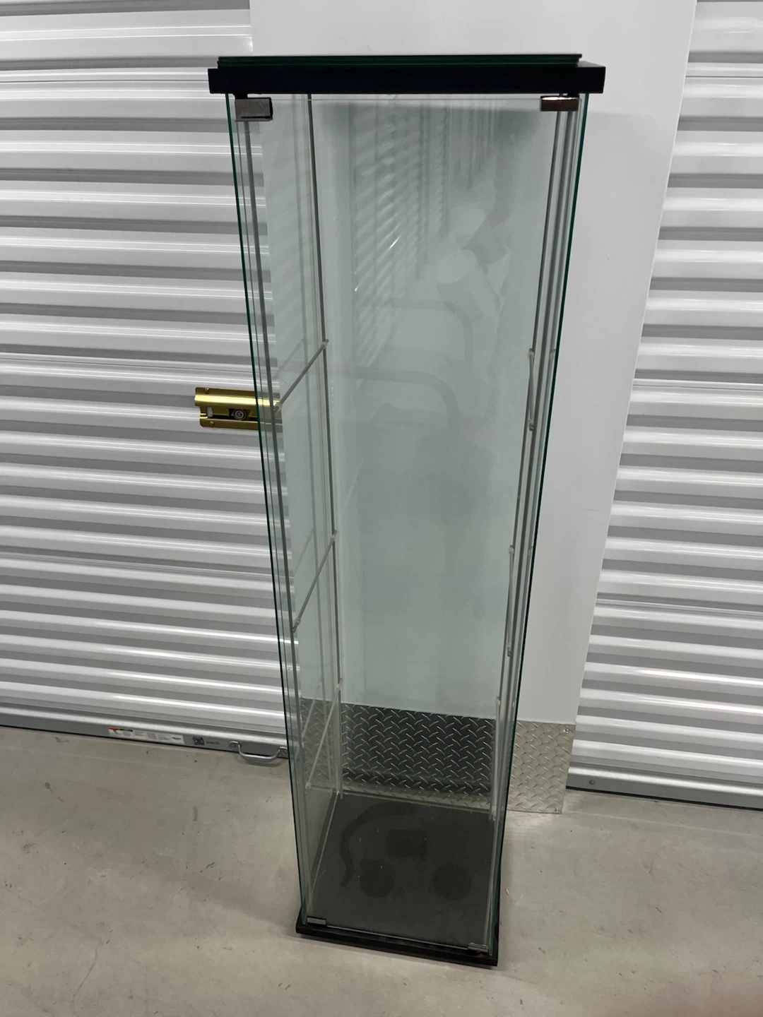 IKEA Detolf Black Trim display case