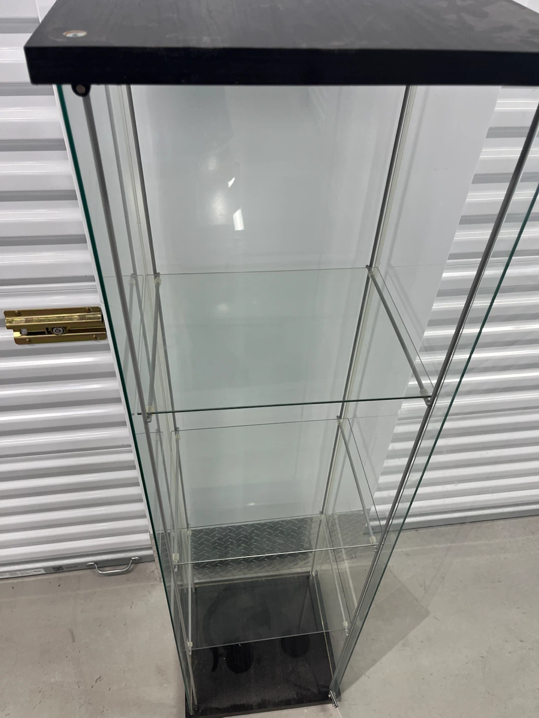IKEA Detolf Black Trim display case - photo 2