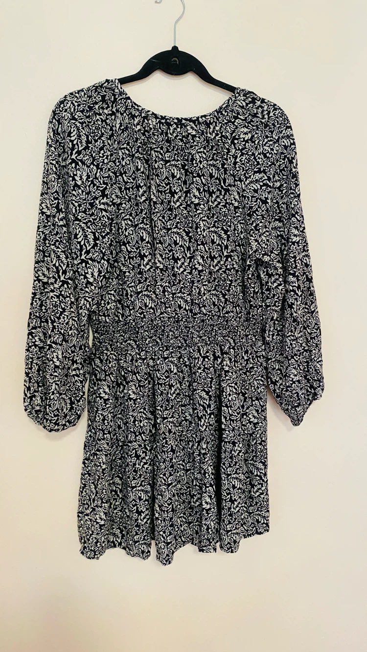 Gap patterned viscose dress size large - photo 2